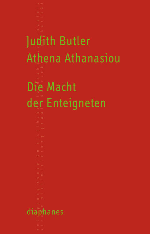 Athena Athanasiou, Judith Butler: Die Macht der Enteigneten
