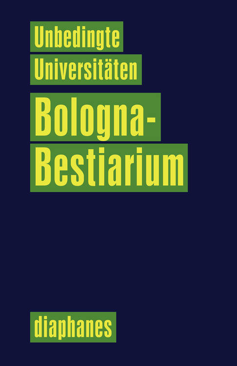 Tillmann Severin: Bologna-Glossar